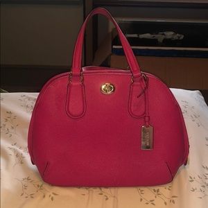 Hot pink coach handbag